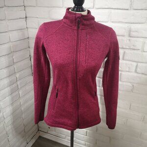 Stormpack by Sunice Ladies Size Small Dark Pink Fleece Lined Athletic Jacket